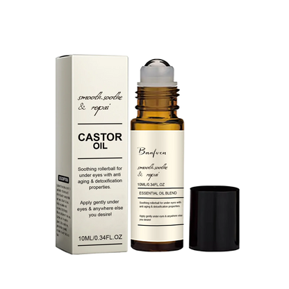Sérum para ojos de aceite de ricino, antiarrugas, elimina ojeras, bolsas en los ojos.